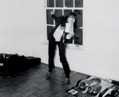 Lizzy Mercier Descloux by Michel Esteban at Patti Smith’s One Fifth flat, New York, 1975