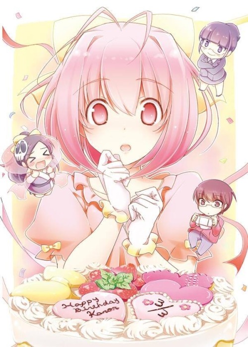 keima-sama:  - Happy birthday Kanon-Chan \m/!~  - You always on mine ^^!~