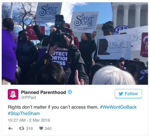 micdotcom: Abortion rights activists rally in front of the Supreme Court for #StopTheSham  