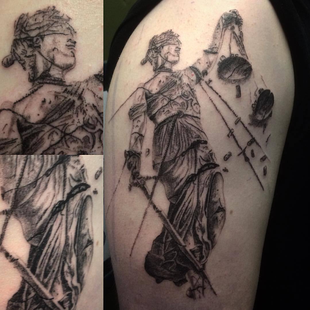 Fine Dotwork Tattoos — …And Justice For All: On Charlie. Thank you...