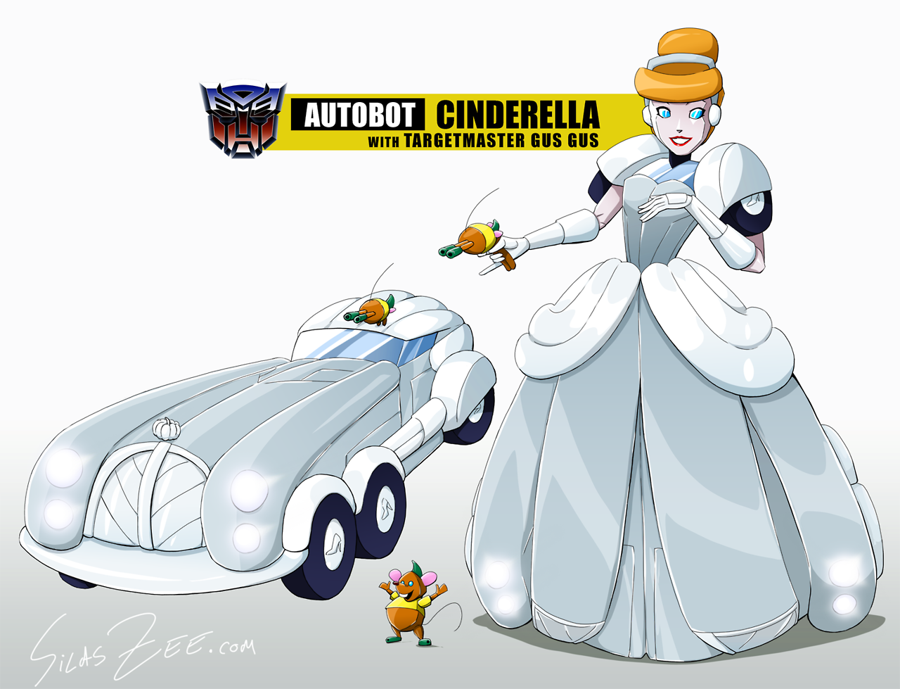 dyemooch:  silaszee:Transformers Targetmaster Disney Princesses because I’m an
