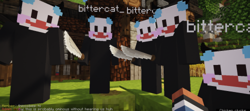 thicccbee:✨Some of my favorite moments on @bittercraftmc ft: The Bittercraft staff and Garfield with