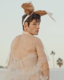 tomakeyounervous:Ezra Miller photographed by Ryan Pfluger for Playboy 