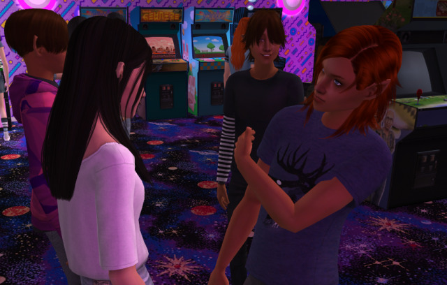Whats going on here? Official girlfriends.Lake continues to bully all the nerds. #Bacc ED #sims 2 screenshots #bacc#random ros#ts2#ED Lake#ED Duranta#ED Verbena#ED Sparrow#ED Nymph#ED Fennel