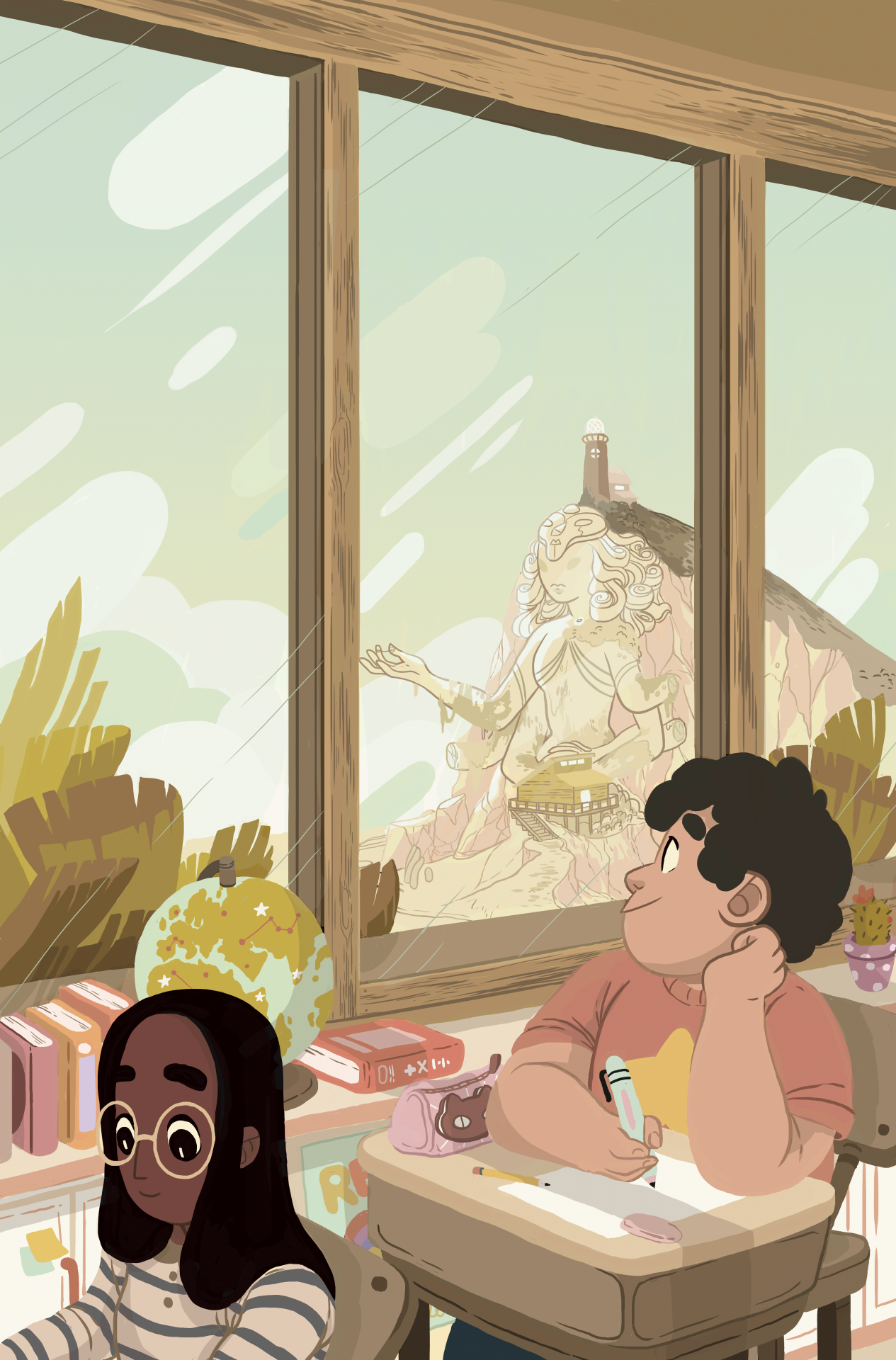 livertaker:  The cover that I worked on for BOOM!’s upcoming Steven Universe OGN