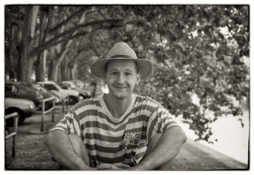 Me, Besançon 1990. Photo: Michael Bidner