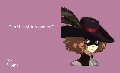 happy valentine’s day from the phantom thieves and also me i guess
