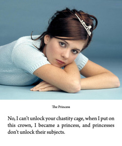 She could put off that crown, but once a princess, always a princess.