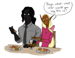 anonymouspuzzler: so i saw this post the other day and immediately thought “Kravitz” and you know what? it was funny enough to me that i just drew it without questioning it further