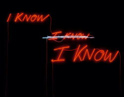 octopusgirl:  I KNOW I KNOW I KNOW, Tracey Emin, 2002 