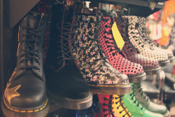 attaches:  Doc Martens. by juliejigsaw on Flickr.