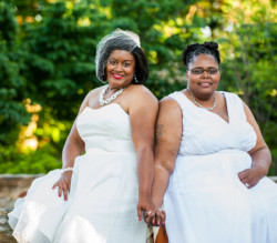 wlweddings:  Janeen &amp; Ashley by   Robin Shotola Photography, seen on Gay Weddings 