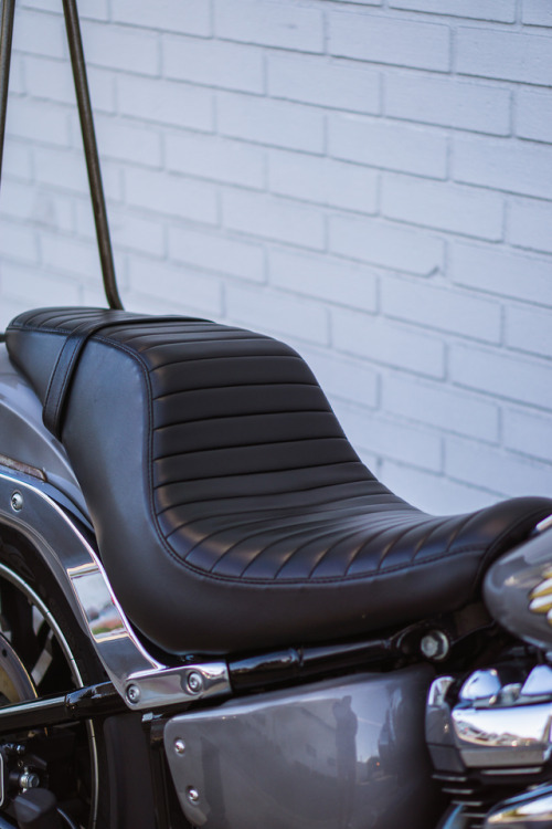 freewheelen: THE WALK-AROUND: She’s Complete!Paint: Sandblasted Steel w. Retro H-D Decal by Th