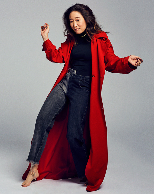 flawlessbeautyqueens:Sandra Oh photographed by Mackenzie Stroh