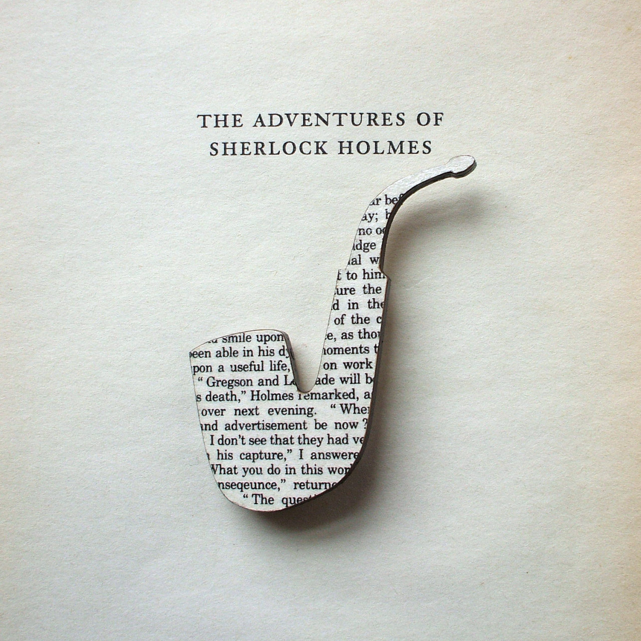 fer1972:  Handmade Brooches made from the original Book Pages by House of Iismay