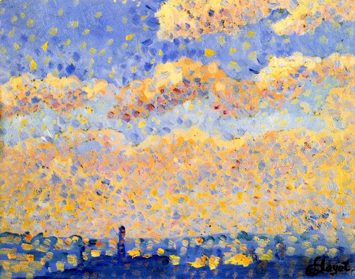 bofransson:The Sky over the CityLouis Hayet - circa 1888