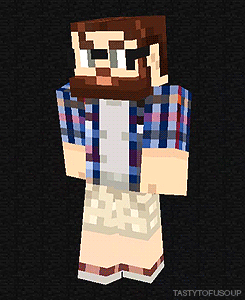 tastytofusoup:  In a Rooster Teeth podcast they brought up the idea of if there was an irl skin pack of the Achievement Hunter guys.So for fun I decided to make a set myself. 