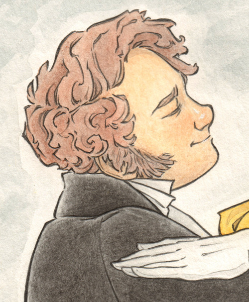 Virago Art Challenge 2018: Day 19Combeferre sighed, rubbed his eyes, and said, “I don’t 
