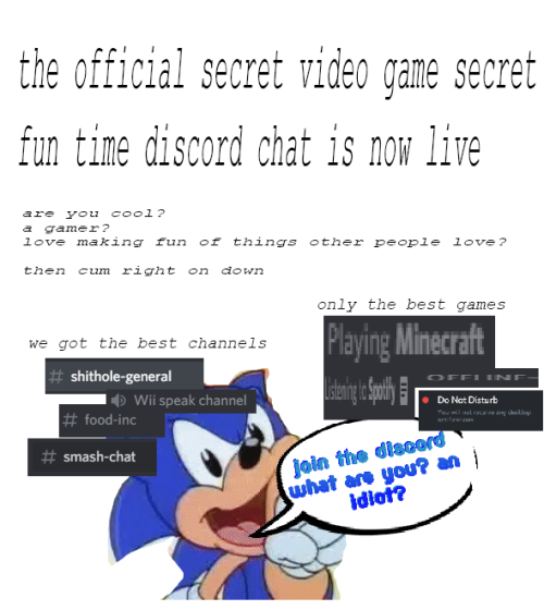 secretvideogamesecret:There’s now a Secretvideogamesecret discordIf you hate people and video games 