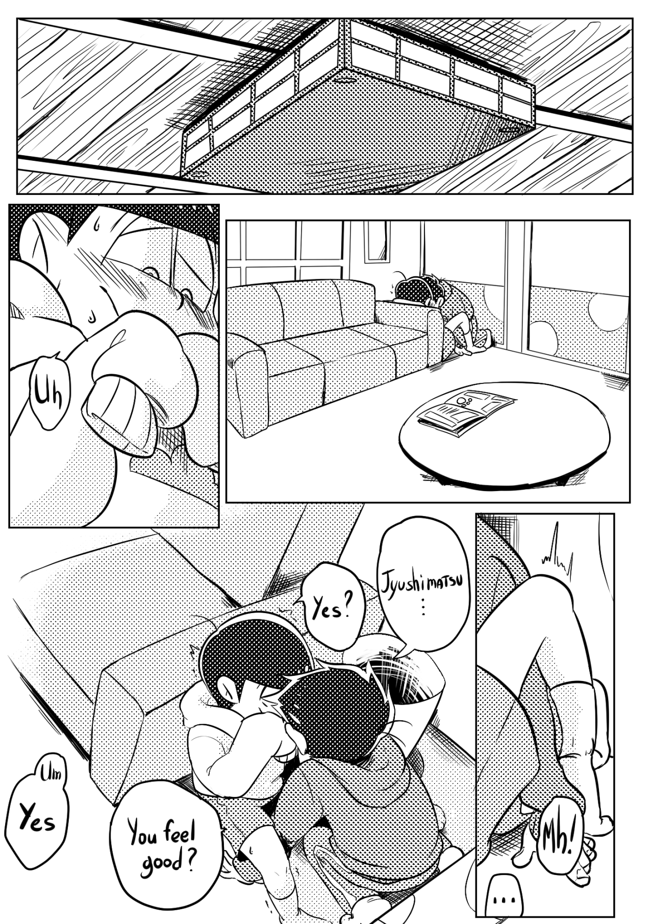 kariniwa:  dariensfw:  I have a little doujinshi training  Read from right to left!