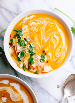 craving-nomz:  Thai Curried Butternut Squash Soup