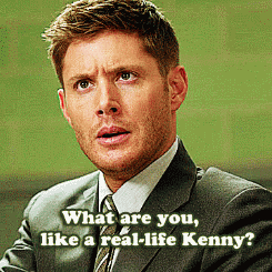 evanescent-fallen-angel:  supernaturallysarcastic:  fluffygadreel:  bendydick-cucumberpatch:  brenwinchester:  ohitsapocalypse:  backupthatcas:  ohmysupernatural:  outaftercurfew:  Dean watches South Park. My life is complete.  Shows that Dean watches :