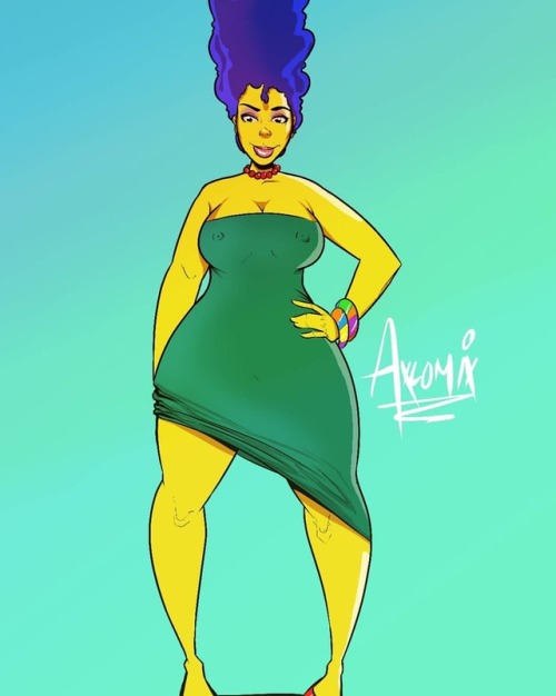 If Marge was bowlegged #axcomix #thicktoons #margesimpsonhttps://www.instagram.com/p/BsZuR7nFu8t/?