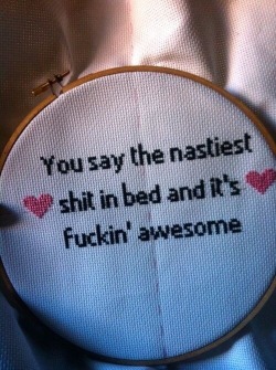 The next cross stitch project on the list