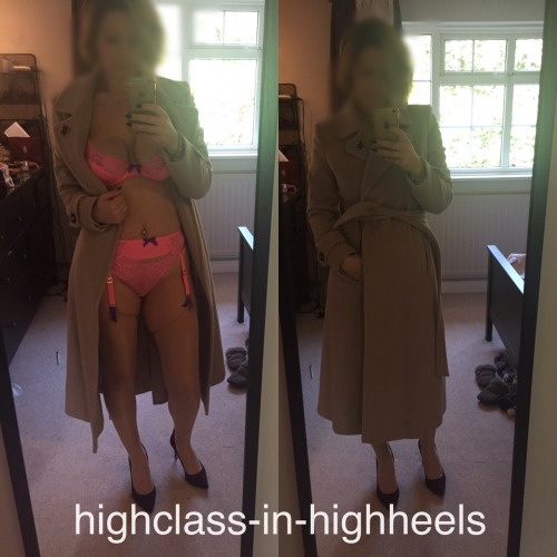 highclass-in-highheels:Did I dare go out in just this?