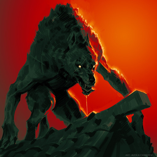 ex0skeletal-undead:Werewolves by  Alex Alexandrov  This artist on Instagram