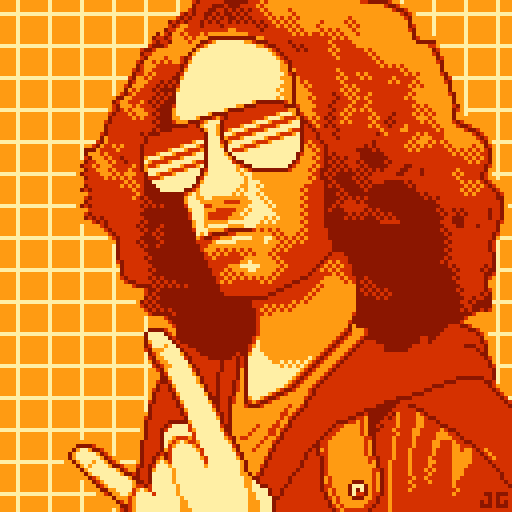 Danny!
(4 colors, 128x128. NES palette.)