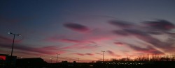 foxyhiddleston:  Sunset. 14-03-2016. West