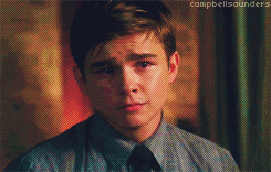 fuckyoulwonabafta:  #perfect casting is perfect#with the head turn#and the little swallow#and the trying to be brave# and just stopp (disclaimer:not my gifs) 