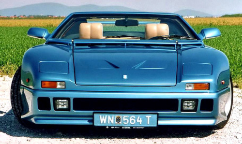 De Tomaso Pantera Si Targa, 1990. A restyling of the Tom Tjaarda-designed Pantera that was undertake