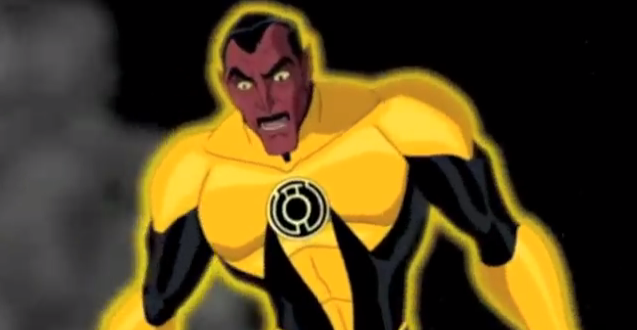 Sinestro is less than impressed by Hal Jordan&rsquo;s performance in Justice