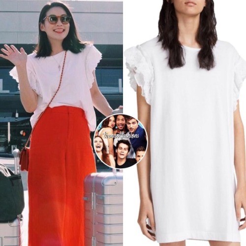 What: Arden Cho’s @allsaints Senna Adelaide Eyelet Top ($120)  Where: IG post on 8.3.18 #arden