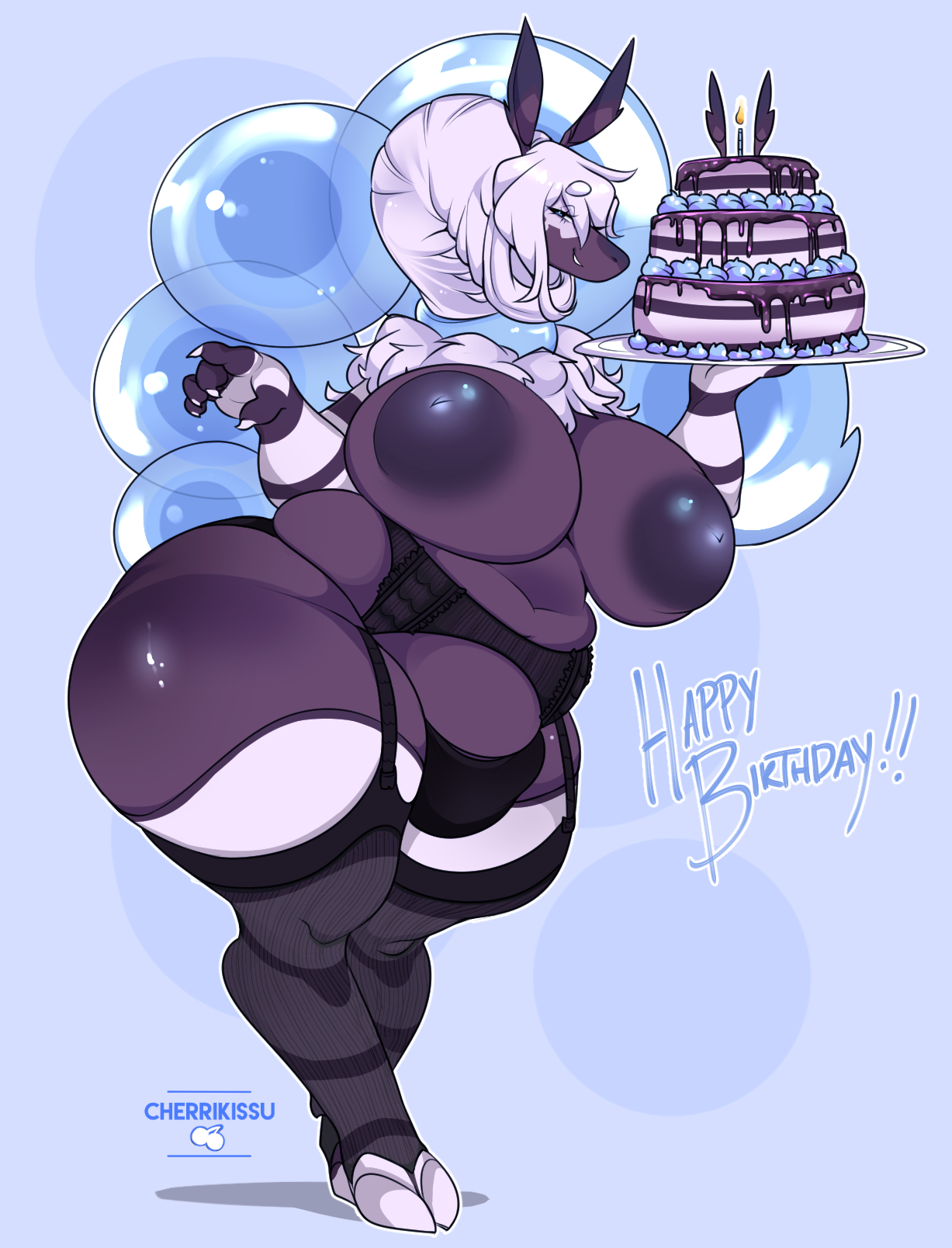 acuamera:  cherrikissu:  for a very kind friend!!  happy birthday @berylite !! 