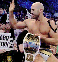 brassringclub: a list of things I never knew I wanted: cesaro as intercontinental