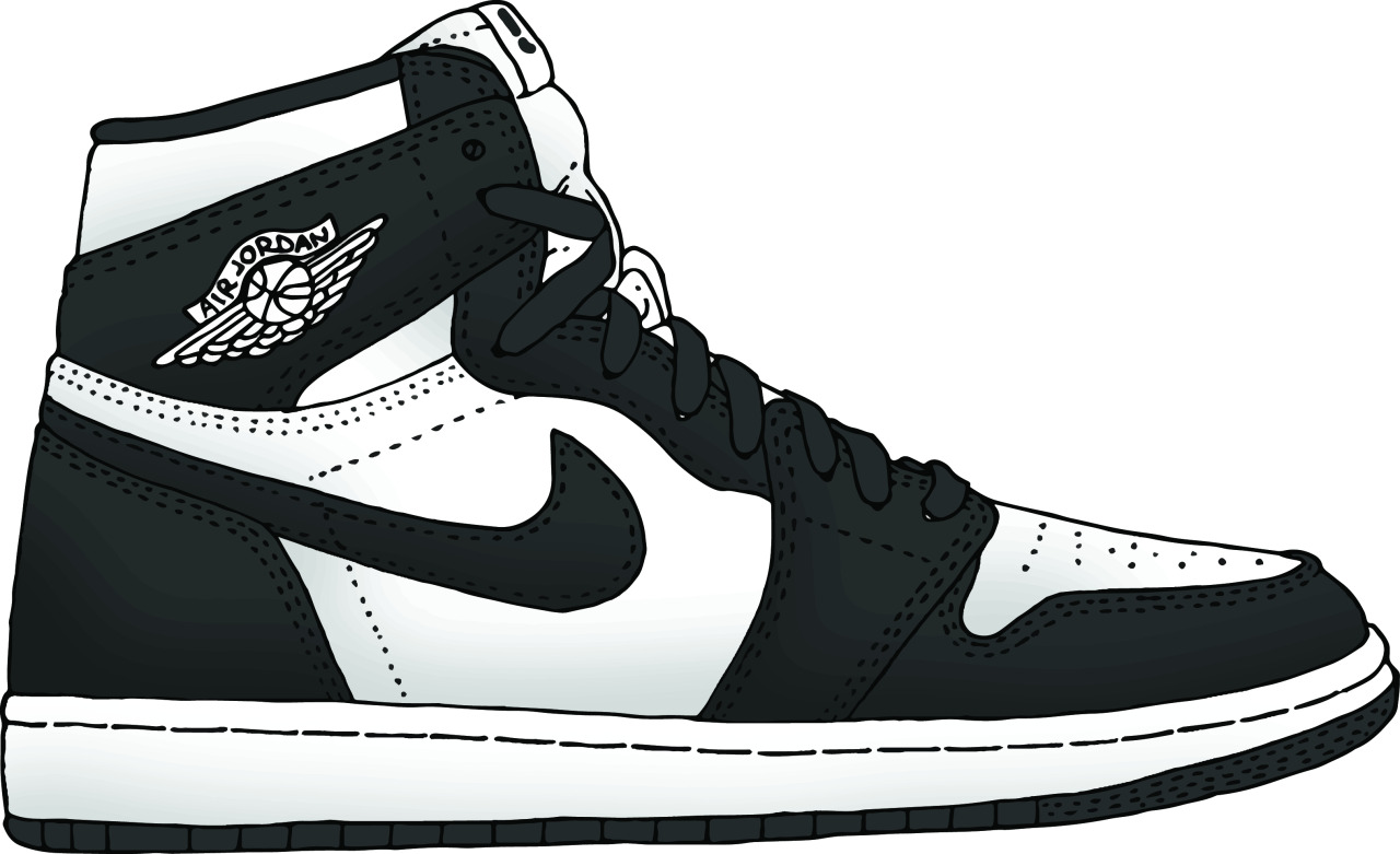 STEAK3RS™ - Air Jordan 1 “White/Black”