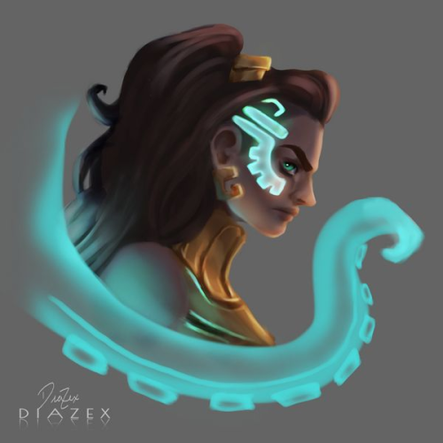 League of Legends - Illaoi, The Kraken Priestess by Arturbs on