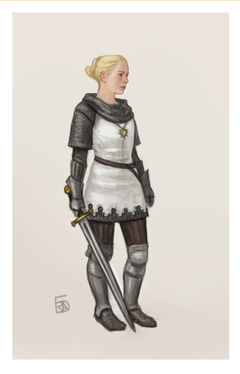 arundels: heroineimages: wearepaladin: Paladin by Bergholtz And, see, this is kind of what I tend to