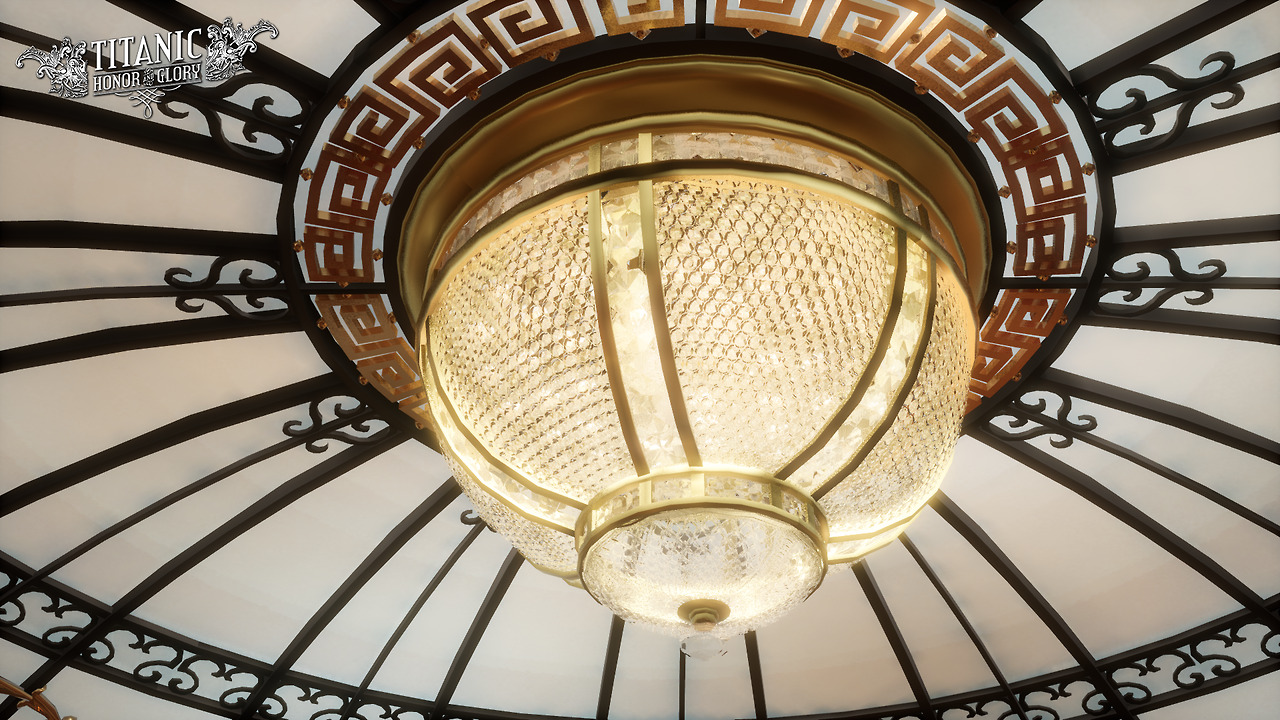 magnificenttitanic:    Titanic: Honor and Glory - Demo 3 - Light Fixtures Titanic