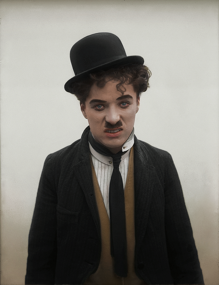c0lorvintage:  Silent film actor Charlie Chaplin c. 1910s Original (x) 