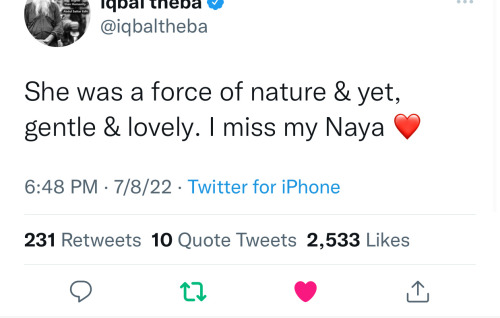 Iqbal Remembered Naya And Cory Bless Him !