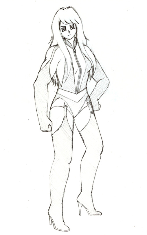 A Pencil Sketch I Started Yesterday, Which Will Be Inked And Colored In Photoshop.