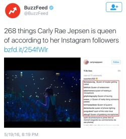 visavee:  precumming:  Queen of buzzfeed articles  Queen of 268 things 