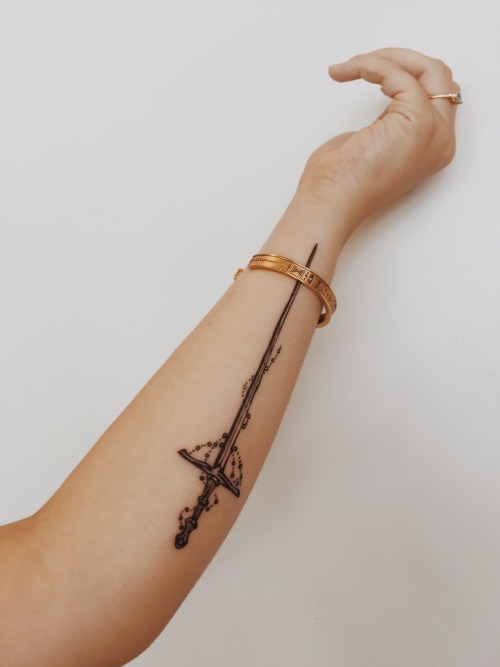 15 Dagger Tattoos That Will Set Your Heart Aflutter  100 Tattoos