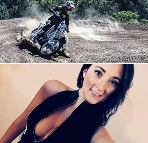 Badass #Motochicks like the beautiful @amy17890 are gifts from God Happy Friday #motocrossbabes