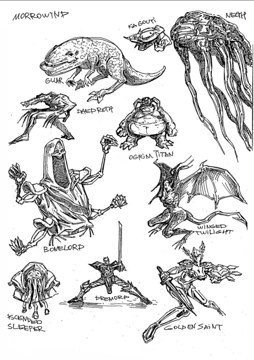 Morrowinds Creatures