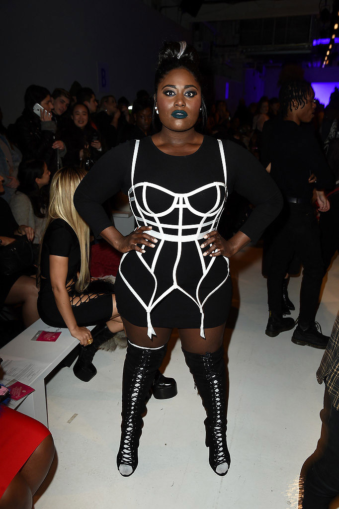 soph-okonedo:   Danielle Brooks attends the Chromat collection Front Row during,